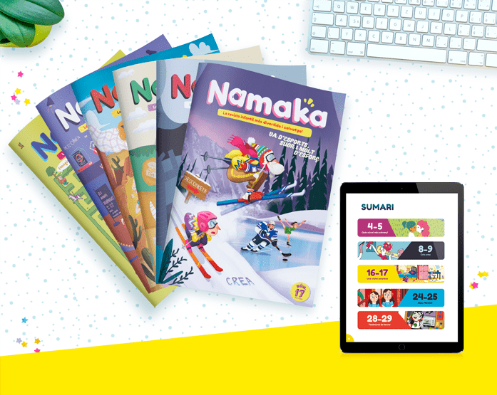 Subscripció digital i paper a la Revista Namaka - Revista infantil